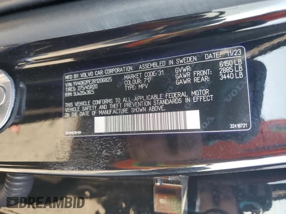 ✅ 2024 Volvo XC90 Plus Bright Theme • VIN: YV4062PE2R1206825 • Lot: 66565645. Wystawiony na Copart z przebiegiem 26 798 mil. Bezpłatny archiwum sprzedaży aukcyjnych z USA i szczegółowy raport historii pojazdu na DreamBid. Zdjęcie 14.
