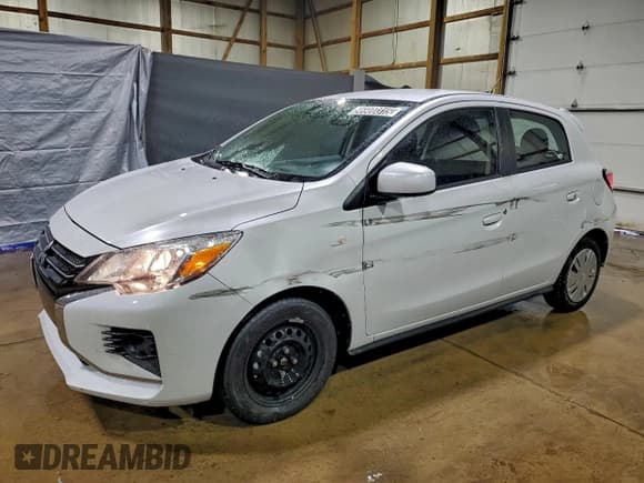 ✅ 2024 Mitsubishi Mirage ES • VIN: ML32AUHJ0RH009230 • Lot: 96900315. Wystawiony na Copart z przebiegiem 37 647 mil. Bezpłatny archiwum sprzedaży aukcyjnych z USA i szczegółowy raport historii pojazdu na DreamBid. Zdjęcie 1.