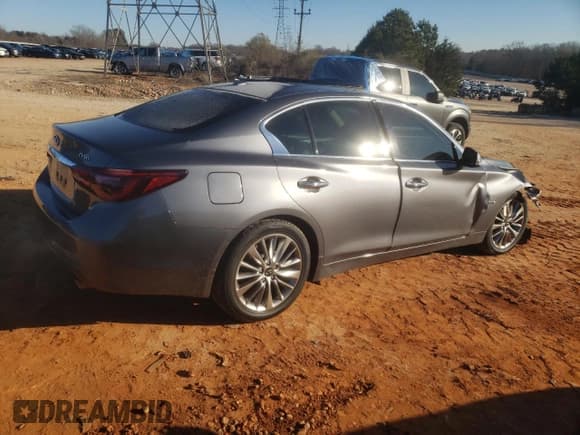 ✅ 2020 Infiniti Q50 Pure • VIN: JN1EV7AP1LM207394 • Lot: 87764105. Listed on Copart with 93,066 mi. Free auction sales archive from the USA and detailed vehicle history report at DreamBid. Image 3.