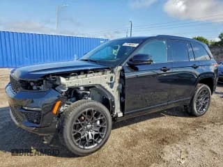 ✅ 2025 Jeep Grand Cherokee Summit • VIN: 1C4RJHEG6S8768773 • Лот: 94971235. Опубликован ранее на Copart с пробегом 699 миль. Бесплатный доступ к архиву аукционных продаж из США и подробный отчёт об истории автомобиля на DreamBid. Изображение 1.