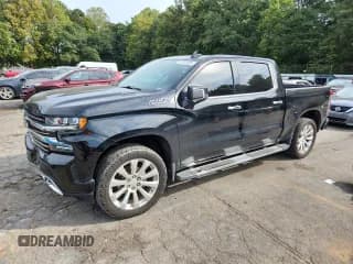 ✅ 2020 Chevrolet Silverado 1500 High Country • VIN: 3GCUYHET6LG192522 • Lot: 81037825. Wystawiony na Copart z przebiegiem 57 234 mil. Bezpłatny archiwum sprzedaży aukcyjnych z USA i szczegółowy raport historii pojazdu na DreamBid. Zdjęcie 1.