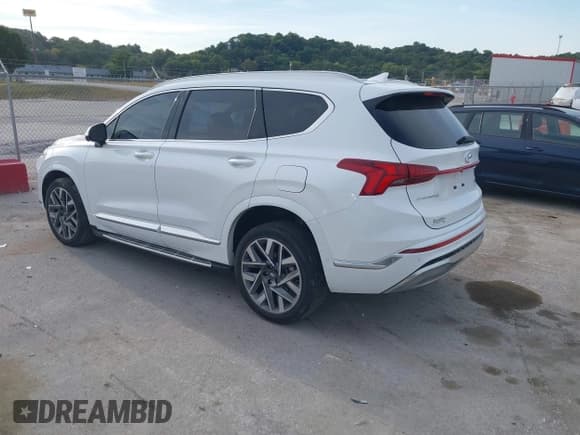 ✅ 2022 Hyundai Santa Fe Calligraphy • VIN: 5NMS5DAL9NH401516 • Lot: 43179971. Listed on IAAI with 41,678 mi. Free auction sales archive from the USA and detailed vehicle history report at DreamBid. Image 3.