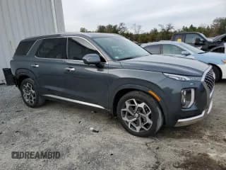 ✅ 2022 Hyundai Palisade Calligraphy • VIN: KM8R74HE6NU449396 • Лот: 88722025. Опубликован ранее на Copart с пробегом 28 649 миль. Бесплатный доступ к архиву аукционных продаж из США и подробный отчёт об истории автомобиля на DreamBid. Изображение 4.