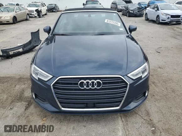 ✅ 2018 Audi A3 Cabriolet Premium • VIN: WAU6ULFFXJ1002651 • Лот: 81272395. Опубликован ранее на Copart с пробегом 52 689 миль. Бесплатный доступ к архиву аукционных продаж из США и подробный отчёт об истории автомобиля на DreamBid. Изображение 5.