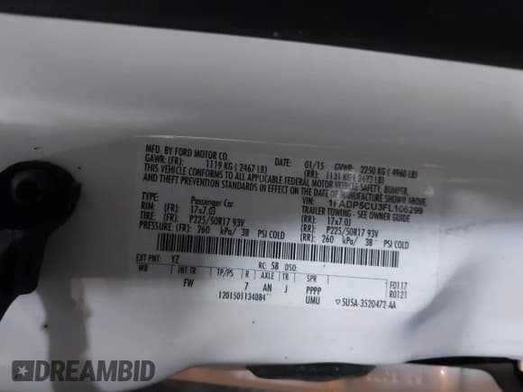 ✅ 2015 Ford C-Max SEL • VIN: 1FADP5CU3FL106299 • Lot: 41764339. Wystawiony na IAAI z przebiegiem 104 025 mil. Bezpłatny archiwum sprzedaży aukcyjnych z USA i szczegółowy raport historii pojazdu na DreamBid. Zdjęcie 9.