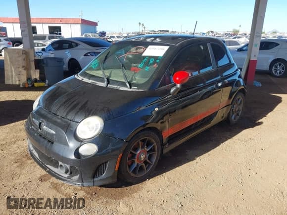 ✅ 2012 FIAT 500 Abarth • VIN: 3C3CFFFH1CT380344 • Lot: 43567288. Wystawiony na IAAI z przebiegiem Nie podano. Bezpłatny archiwum sprzedaży aukcyjnych z USA i szczegółowy raport historii pojazdu na DreamBid. Zdjęcie 2.