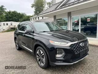 2019 Hyundai Santa Fe Ultimate z VIN 5NMS5CAA5KH040953, wystawiony jako Copart lot #70043355 z przebiegiem 139 633 mil mil oraz Czysty tytuł • Clean title. Historia ofert i sprzedaży dostępna na DreamBid. Obrazek 1.