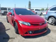 ✅ 2012 Honda Civic Si • VIN: 2HGFG4A58CH703998 • Lot: 42153357. Listed on IAAI with 153,912 mi. Free auction sales archive from the USA and detailed vehicle history report at DreamBid. Image 1.