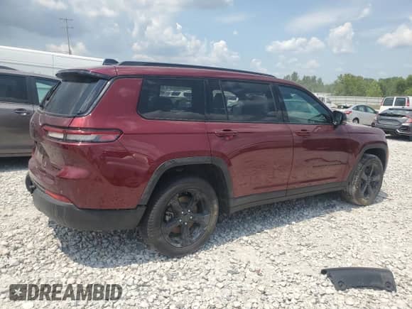 2024 Jeep Grand Cherokee Limited with VIN 1C4RJKBG6R8518025, listed as a Copart auction lot 63342875 with 14,767 mi miles and Non repairable. Bid and sale history available at DreamBid. Image 3.