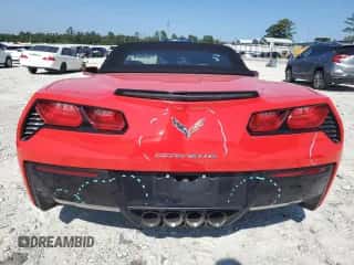 2016 Chevrolet Corvette 1LT с VIN 1G1YB3D70G5116617, выставлен на аукционе Copart как лот 68069174 с пробегом 70 817 миль миль и Списание • Salvage title. История ставок и продаж доступна на DreamBid. Изображение 6.
