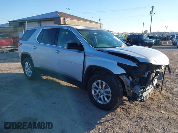 ✅ 2020 Chevrolet Traverse LS • VIN: 1GNERFKW8LJ183041 • Lot: 43564661. Listed on IAAI with 161,391 mi. Free auction sales archive from the USA and detailed vehicle history report at DreamBid. Image 1.