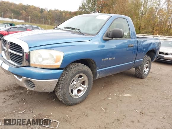 ✅ 2006 Dodge 1500 ST • VIN: 1D7HA16K46J185838 • Лот: 43602570. Опубликован ранее на IAAI с пробегом 195 820 миль. Бесплатный доступ к архиву аукционных продаж из США и подробный отчёт об истории автомобиля на DreamBid. Изображение 2.