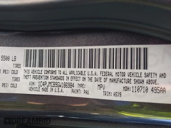 ✅ 2016 Jeep Cherokee Latitude • VIN: 1C4PJMCB9GW186984 • Lot: 43365100. Wystawiony na IAAI z przebiegiem 174 957 mil. Bezpłatny archiwum sprzedaży aukcyjnych z USA i szczegółowy raport historii pojazdu na DreamBid. Zdjęcie 9.