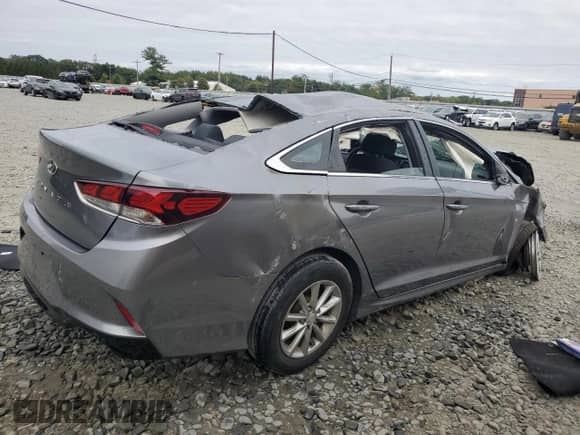 2018 Hyundai Sonata SE with VIN 5NPE24AFXJH682318, listed as a Copart auction lot 82054125 with 74,159 mi miles and Salvage title. Bid and sale history available at DreamBid. Image 3.