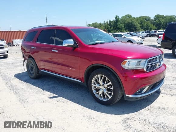 ✅ 2014 Dodge Durango Citadel • VIN: 1C4SDHET2EC971960 • Лот: 42735548. Опубликован ранее на IAAI с пробегом 99 749 миль. Бесплатный доступ к архиву аукционных продаж из США и подробный отчёт об истории автомобиля на DreamBid. Изображение 1.