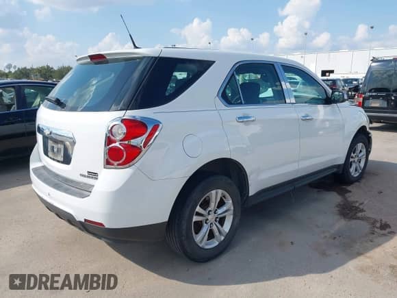 2013 Chevrolet Equinox LS with VIN 1GNALBEK1DZ107388, listed as a IAAI auction lot 43443652 with 188,349 mi miles and . Bid and sale history available at DreamBid. Image 4.