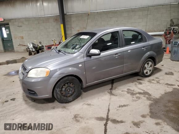 ✅ 2007 Chevrolet Aveo LS • VIN: KL1TD56687B102873 • Lot: 45609715. Wystawiony na Copart z przebiegiem 139 956 mil. Bezpłatny archiwum sprzedaży aukcyjnych z USA i szczegółowy raport historii pojazdu na DreamBid. Zdjęcie 1.