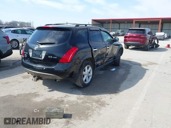 ✅ 2004 Nissan Murano SE • VIN: JN8AZ08W94W340435 • Lot: 41777831. Wystawiony na IAAI z przebiegiem 183 497 mil. Bezpłatny archiwum sprzedaży aukcyjnych z USA i szczegółowy raport historii pojazdu na DreamBid. Zdjęcie 4.