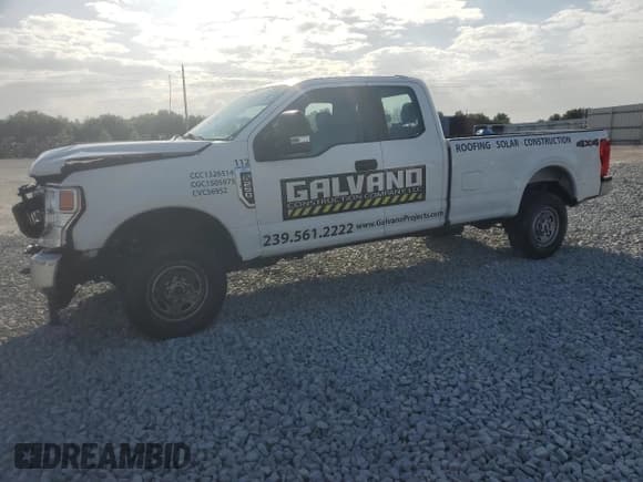 ✅ 2022 Ford F-250 XL • VIN: 1FT7X2B68NEG43777 • Lot: 50812725. Listed on Copart with 28,865 mi. Free auction sales archive from the USA and detailed vehicle history report at DreamBid. Image 1.
