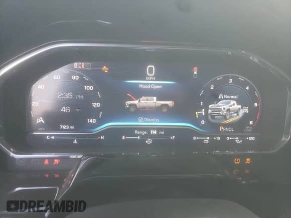 2024 Chevrolet Silverado 3500HD LTZ с VIN 2GC4YUEYXR1174613, выставлен на аукционе Copart как лот 83714764 с пробегом 7 123 миль миль и Списание • Salvage title. История ставок и продаж доступна на DreamBid. Изображение 9.