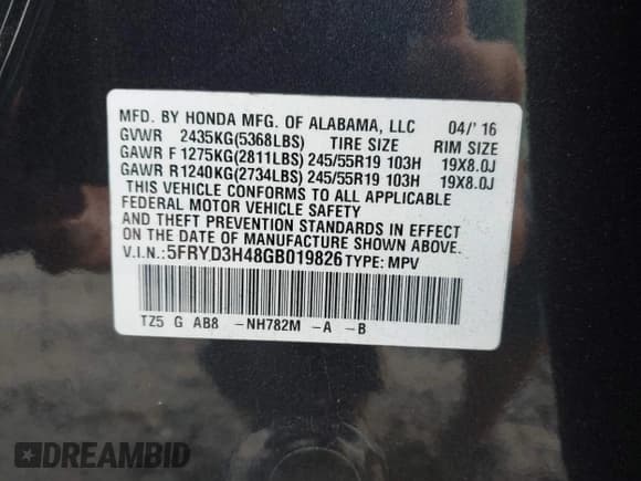 ✅ 2016 Acura MDX Technology • VIN: 5FRYD3H48GB019826 • Лот: 43241385. Опубликован ранее на IAAI с пробегом 243 863 миль. Бесплатный доступ к архиву аукционных продаж из США и подробный отчёт об истории автомобиля на DreamBid. Изображение 9.