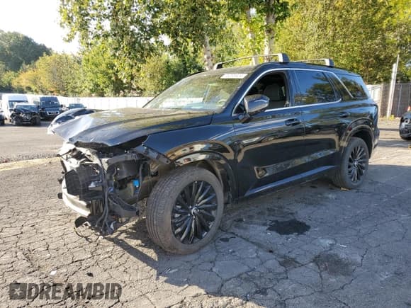 ✅ 2024 Hyundai Palisade Calligraphy • VIN: KM8R7DGEXRU707636 • Лот: 75095924. Опубликован ранее на Copart с пробегом 16 226 миль. Бесплатный доступ к архиву аукционных продаж из США и подробный отчёт об истории автомобиля на DreamBid. Изображение 1.