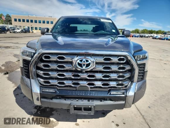 ✅ 2024 Toyota Tundra Platinum Hybrid • VIN: 5TFNC5DB3RX059635 • Lot: 84455905. Listed on Copart with 21,311 mi. Free auction sales archive from the USA and detailed vehicle history report at DreamBid. Image 5.