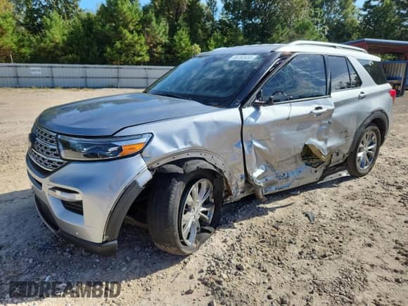 2022 Ford Explorer Limited with VIN 1FMSK7FH4NGA95245, listed as a Copart auction lot 85763455 with 57,267 mi miles and Non repairable. Bid and sale history available at DreamBid. Image 1.