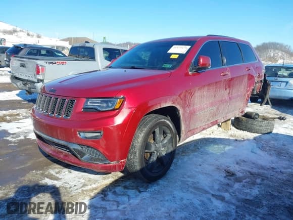 ✅ 2015 Jeep Grand Cherokee Overland • VIN: 1C4RJFCG3FC157254 • Лот: 41373479. Опубликован ранее на IAAI с пробегом 106 254 миль. Бесплатный доступ к архиву аукционных продаж из США и подробный отчёт об истории автомобиля на DreamBid. Изображение 2.