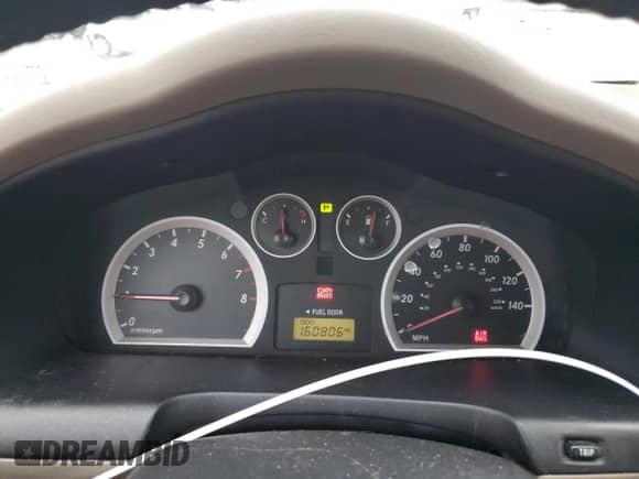 2005 Hyundai Santa Fe GLS с VIN KM8SC13D55U909223, выставлен на аукционе Copart как лот 81390854 с пробегом 160 806 миль миль и Списание • Salvage title. История ставок и продаж доступна на DreamBid. Изображение 9.