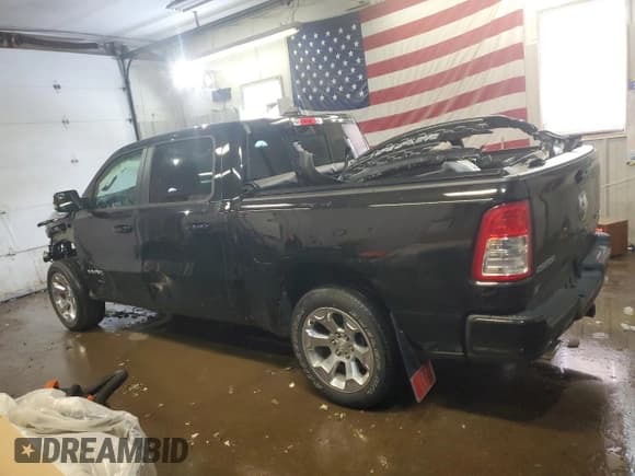 ✅ 2024 Ram 1500 Big Horn • VIN: 1C6SRFFT3RN105058 • Lot: 46500315. Listed on Copart with 25,112 mi. Free auction sales archive from the USA and detailed vehicle history report at DreamBid. Image 2.