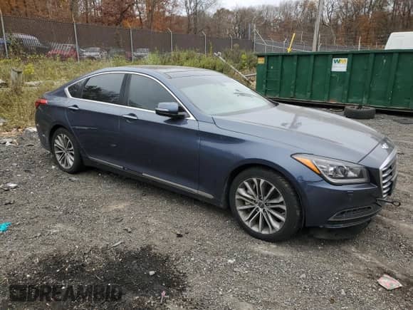 2015 Hyundai Genesis 3.8L with VIN KMHGN4JE1FU042806, listed as a Copart auction lot 80960474 with 66,542 mi miles and Clean title. Bid and sale history available at DreamBid. Image 4.