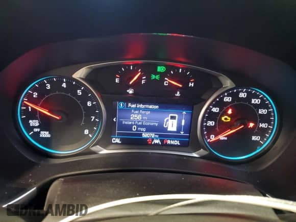 2020 Chevrolet Equinox LT z VIN 3GNAXVEX0LL149560, wystawiony jako Copart lot #70187975 z przebiegiem 52 072 mil mil oraz Szkoda całkowita • Salvage title. Historia ofert i sprzedaży dostępna na DreamBid. Obrazek 9.