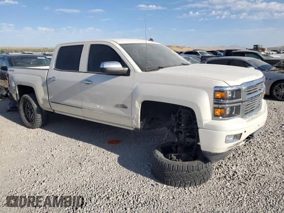 2014 Chevrolet Silverado 1500 High Country with VIN 3GCUKTEC4EG438717, listed as a Copart auction lot 65782465 with 173,377 mi miles and Salvage title. Bid and sale history available at DreamBid. Image 4.
