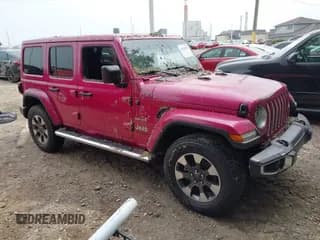 ✅ 2021 Jeep Wrangler Unlimited Sahara Altitude • VIN: 1C4HJXEG1MW840676 • Лот: 42425593. Опубликован ранее на IAAI с пробегом 11 574 миль. Бесплатный доступ к архиву аукционных продаж из США и подробный отчёт об истории автомобиля на DreamBid. Изображение 1.
