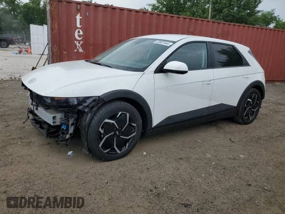 2022 Hyundai Ioniq 5 SEL with VIN KM8KNDAF4NU102773, listed as a Copart auction lot 53967444 with 27,071 mi miles and Salvage title. Bid and sale history available at DreamBid. Image 1.