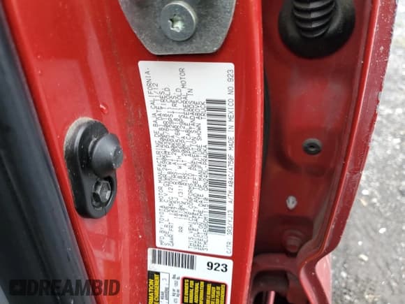 ✅ 2013 Toyota Tacoma • VIN: 3TMLU4EN6DM111510 • Lot: 93412455. Listed on Copart with Not provided. Free auction sales archive from the USA and detailed vehicle history report at DreamBid. Image 12.