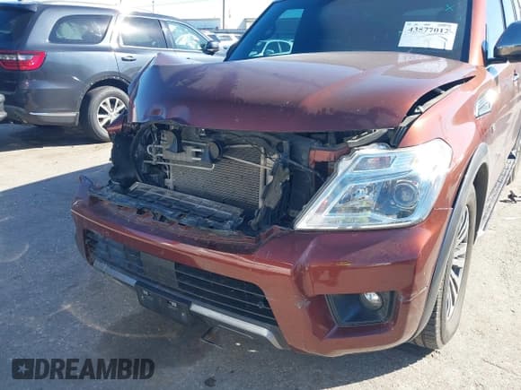 ✅ 2018 Nissan Armada Platinum • VIN: JN8AY2NEXJ9734983 • Lot: 43577012. Listed on IAAI with 78,114 mi. Free auction sales archive from the USA and detailed vehicle history report at DreamBid. Image 13.