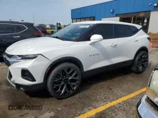 2021 Chevrolet Blazer LT with VIN 3GNKBBRA5MS533560, listed as a Copart auction lot 67165084 with 58,929 mi miles and Salvage title. Bid and sale history available at DreamBid. Image 1.