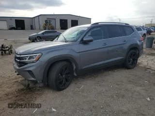 ✅ 2023 Volkswagen Atlas SE • VIN: 1V2KR2CAXPC507591 • Lot: 86691455. Wystawiony na Copart z przebiegiem 74 370 mil. Bezpłatny archiwum sprzedaży aukcyjnych z USA i szczegółowy raport historii pojazdu na DreamBid. Zdjęcie 1.