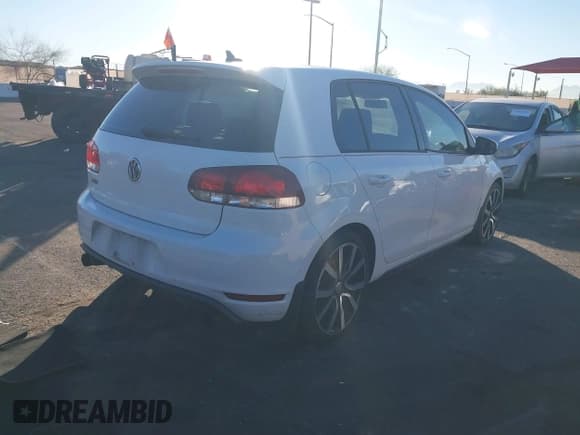 ✅ 2012 Volkswagen Golf GTI PZEV • VIN: WVWHD7AJ3CW147759 • Lot: 43888154. Listed on IAAI with 90,184 mi. Free auction sales archive from the USA and detailed vehicle history report at DreamBid. Image 4.