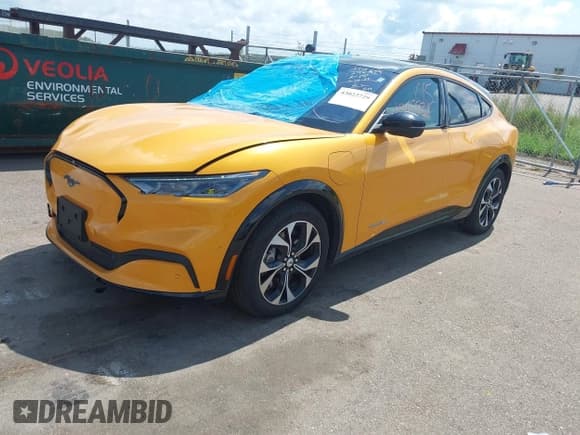 ✅ 2022 Ford Mustang Mach-E Premium • VIN: 3FMTK3SS0NMA27593 • Lot: 43022729. Listed on IAAI with 32,119 mi. Free auction sales archive from the USA and detailed vehicle history report at DreamBid. Image 2.