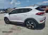 2017 Hyundai Tucson Night Edition with VIN KM8J3CA26HU297594, listed as a Copart auction lot 61288665 with 112,195 mi miles and Salvage title. Bid and sale history available at DreamBid. Image 2.