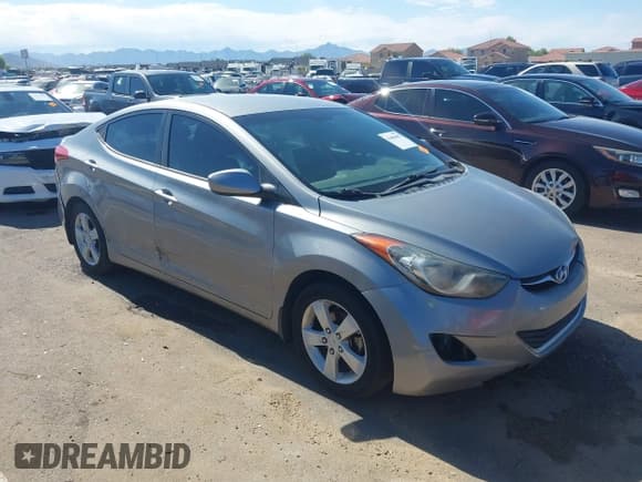 ✅ 2013 Hyundai Elantra GLS • VIN: KMHDH4AE7DU941791 • Lot: 43486485. Listed on IAAI with 154,936 mi. Free auction sales archive from the USA and detailed vehicle history report at DreamBid. Image 1.