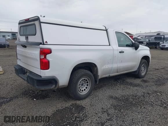 ✅ 2023 Chevrolet Silverado 1500 Work Truck • VIN: 3GCNAAEK2PG353011 • Lot: 43521834. Listed on IAAI with 110,957 mi. Free auction sales archive from the USA and detailed vehicle history report at DreamBid. Image 4.