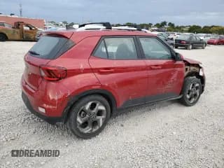 ✅ 2022 Hyundai Venue Limited • VIN: KMHRC8A32NU185220 • Lot: 88244625. Listed on Copart with 35,939 mi. Free auction sales archive from the USA and detailed vehicle history report at DreamBid. Image 3.