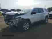 2018 Chevrolet Traverse LS with VIN 1GNEVFKW2JJ205348, listed as a Copart auction lot 84014945 with 104,111 mi miles and Salvage title. Bid and sale history available at DreamBid. Image 1.