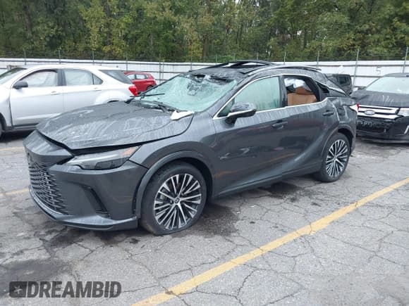 ✅ 2025 Lexus RX 350h Premium Plus • VIN: 2T2BBMCAXSC089949 • Lot: 43284398. Wystawiony na IAAI z przebiegiem 6 393 mil. Bezpłatny archiwum sprzedaży aukcyjnych z USA i szczegółowy raport historii pojazdu na DreamBid. Zdjęcie 2.