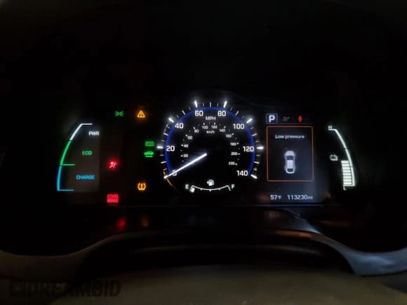 ✅ 2019 Hyundai Ioniq Blue • VIN: KMHC65LC3KU178989 • Lot: 75485524. Wystawiony na Copart z przebiegiem 113 230 mil. Bezpłatny archiwum sprzedaży aukcyjnych z USA i szczegółowy raport historii pojazdu na DreamBid. Zdjęcie 9.