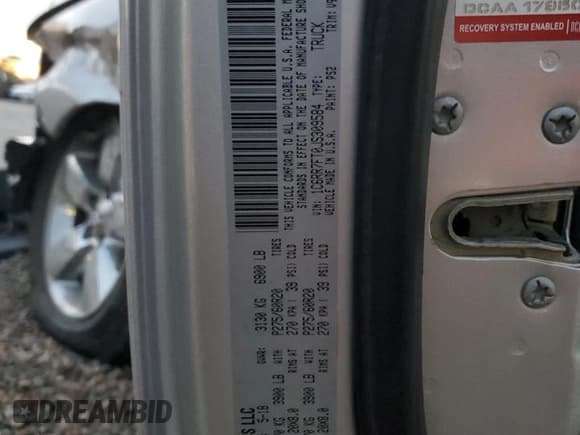 ✅ 2018 Ram 1500 Tradesman • VIN: 1C6RR7FT0JS309584 • Лот: 82751765. Опубликован ранее на Copart с пробегом 104 411 миль. Бесплатный доступ к архиву аукционных продаж из США и подробный отчёт об истории автомобиля на DreamBid. Изображение 12.